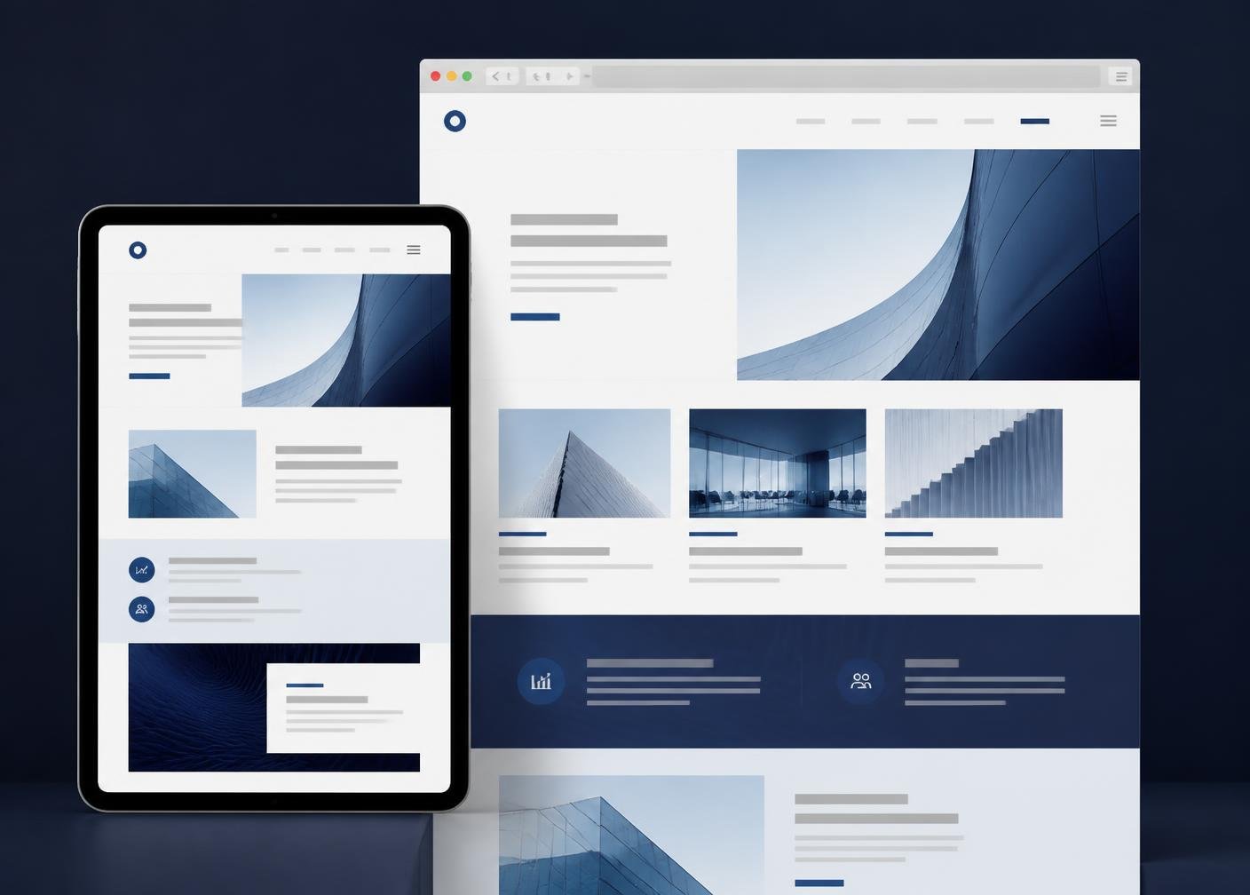 Corporate Site for Enterprise — view 1